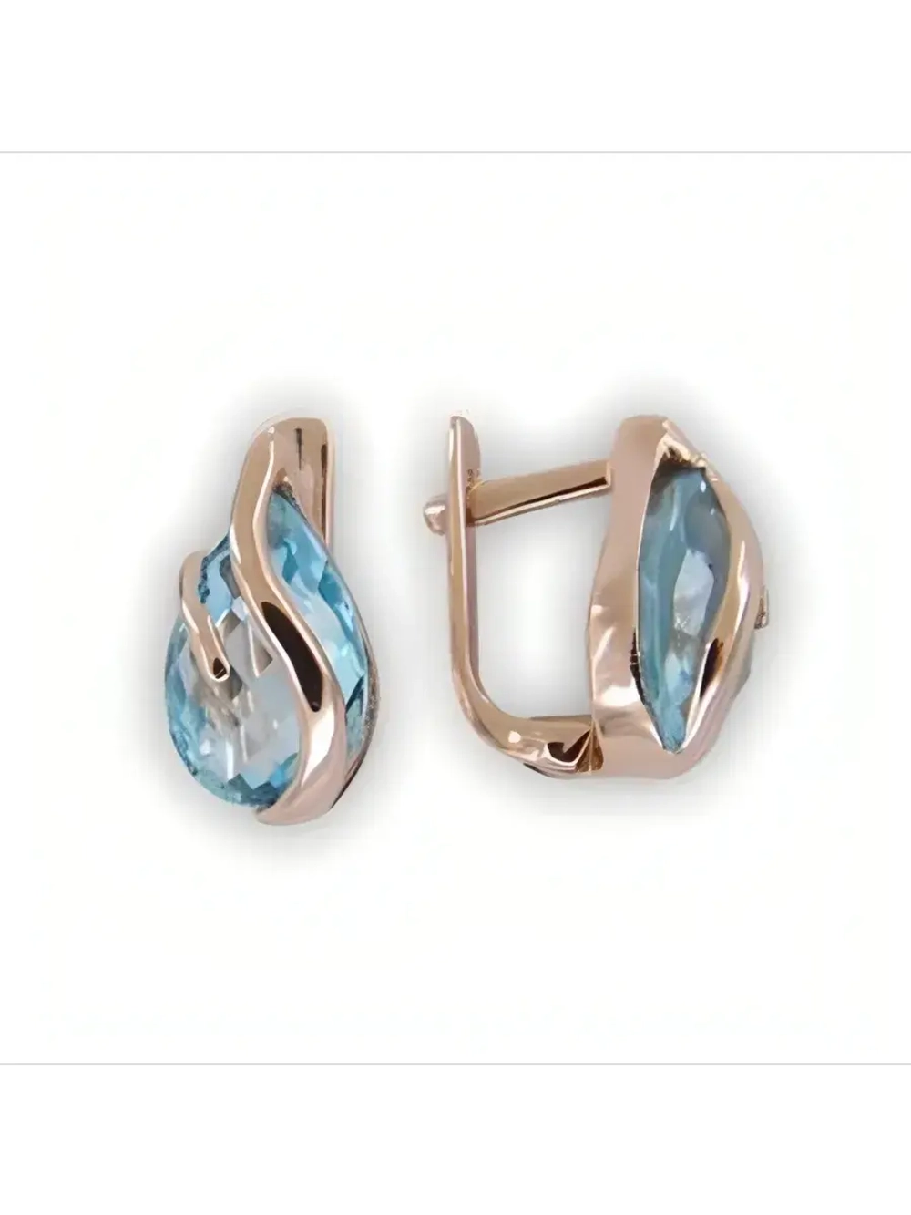 Золотые серьги 585 пробы