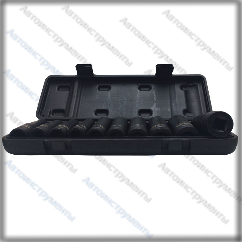 Набор ударных головок 10 предметов, 10-24 мм.,1/2"