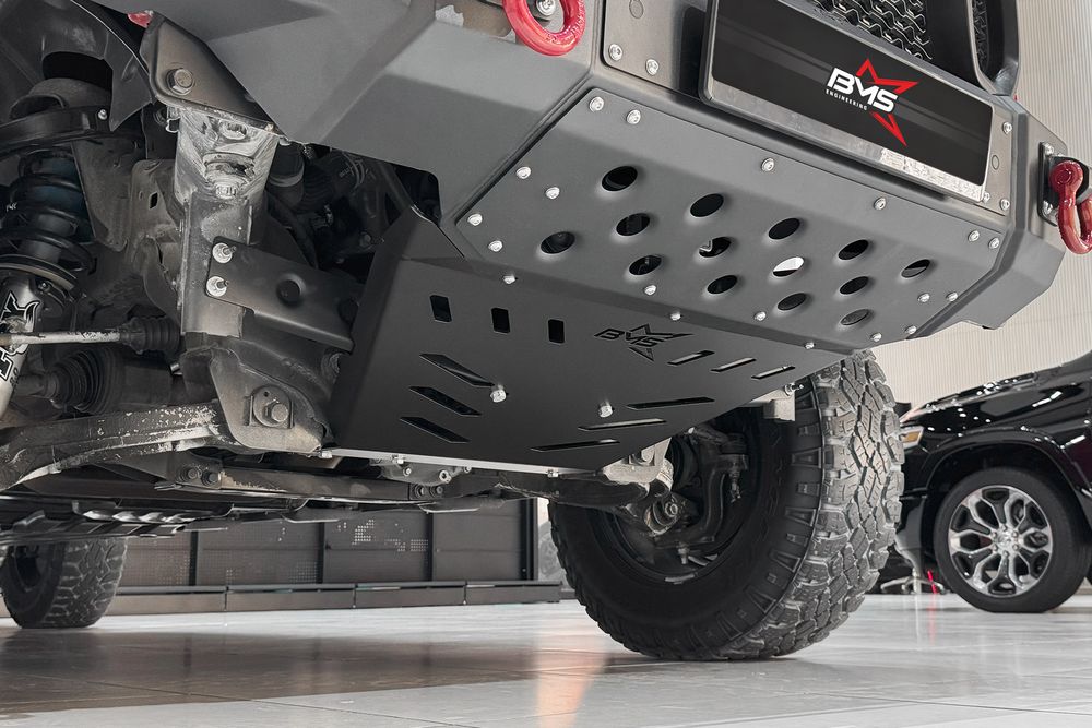 Бампер силовой передний BMS PRO-Line для Додж РАМ 1500 Rebel 2019-2024