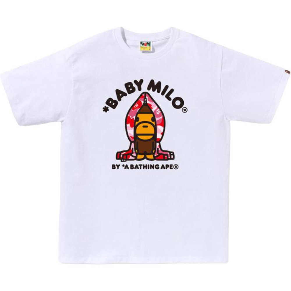 A Bathing Ape Bathing Ape Ss26 Футболка белый красный