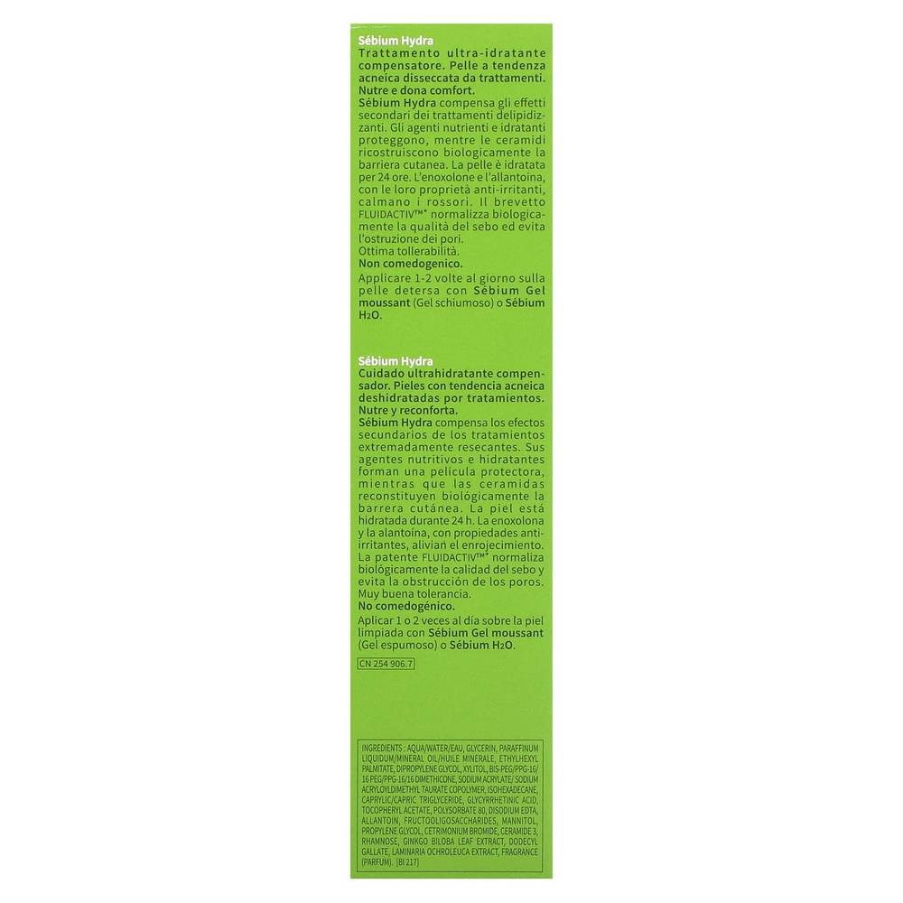 Bioderma, Sebium Hydra, 40 мл (1,3 жидк. унц.)