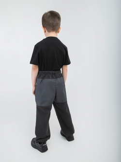 Брюки со вставками "Графит"