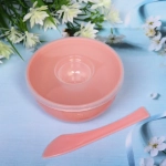 Чаша косметическая с крышкой и лопаткой «Cosmetic», цвет микс, d-8,5см