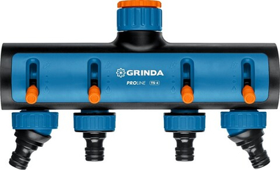 GRINDA TS-4, 3/4″ - 1″, четырехканальный, с внутренней резьбой, поливочные распределители, PROLine (8-426313)