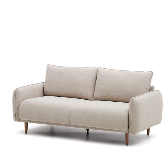 Двухместный диван Carlota, 184 см, бежевый