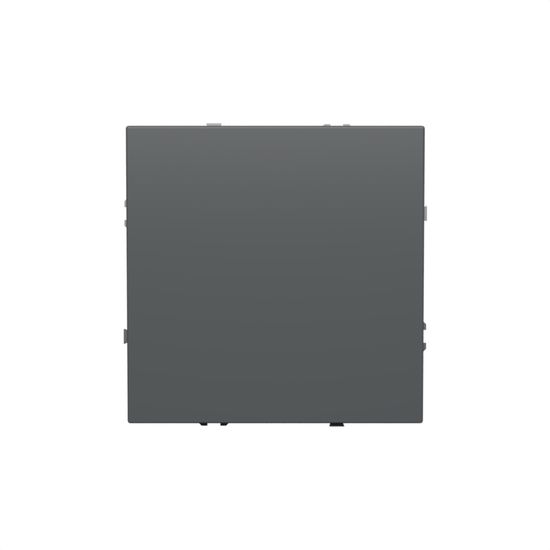 Выключатель встраиваемый VOLTUM S70 одноклавишный 10А, (титан)