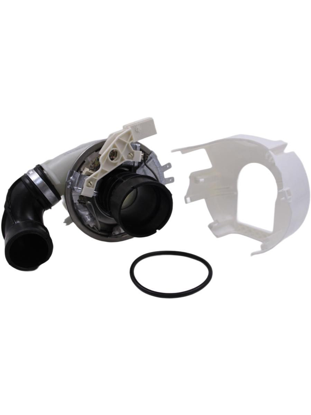 ТЭН проточный в сборе с парубком PC47 17306452 Bleckmann 2000 Вт для посудомоечной машины AEG, Electrolux, IKEA, Zanussi (140002162018, 161ZN09, HTR103ZN)