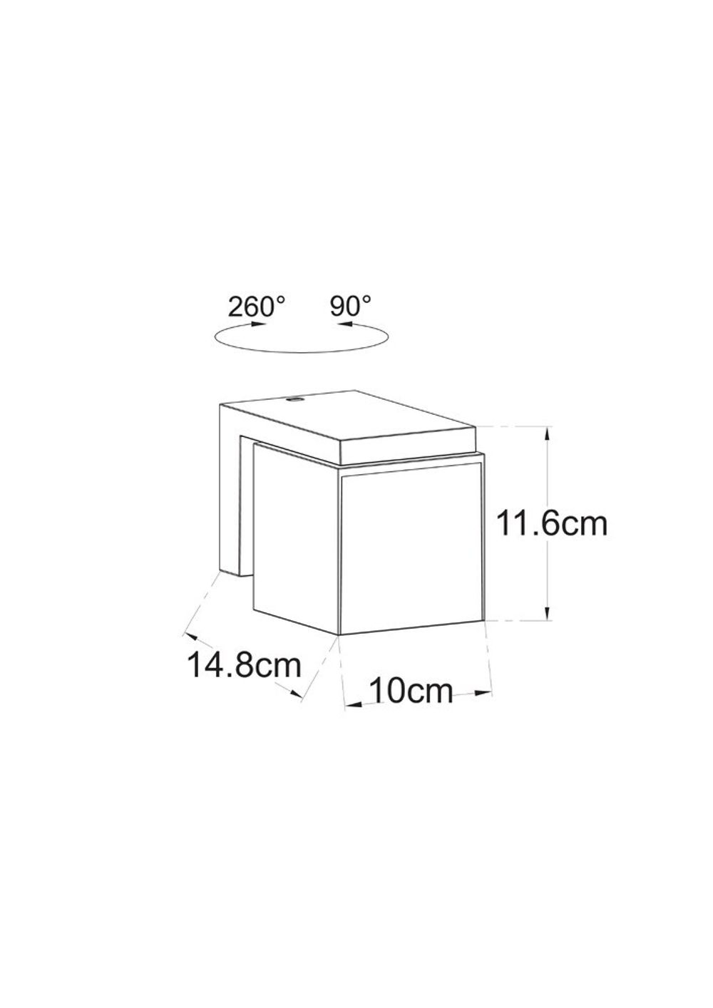 Уличный настенный светильник Arte lamp