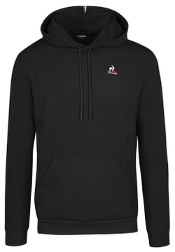 Мужская теннисная кофта Le Coq Sportif ESS Hoody No.1 M - black