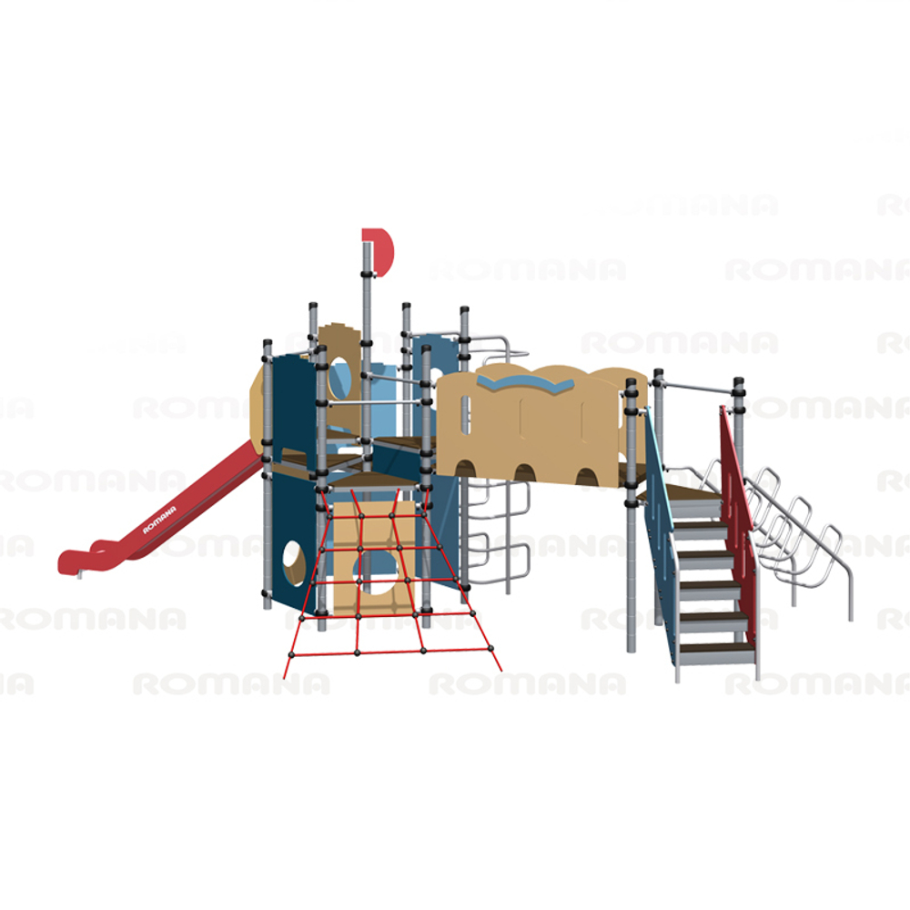Уличный игровой комплекс для детей Romana 101.104.00