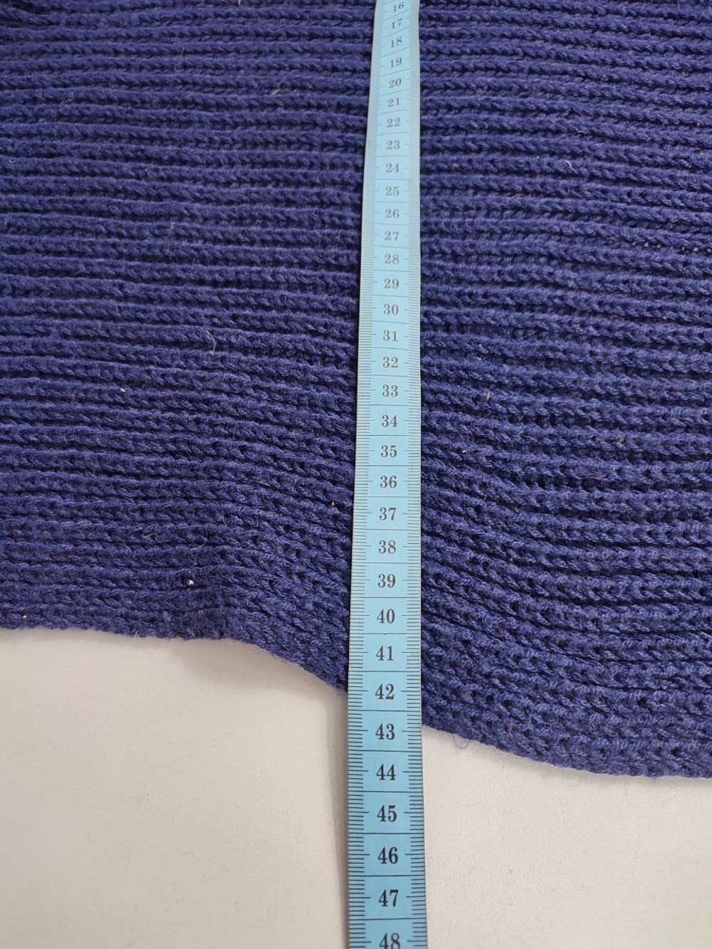 Шарф темно-синий