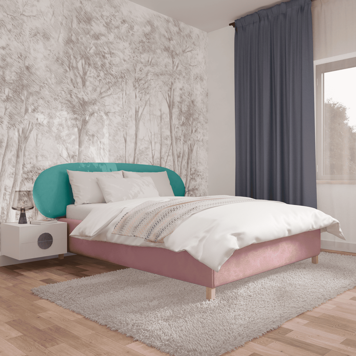 Двуспальная кровать с подъемным механизмом Эллипс, 160х190