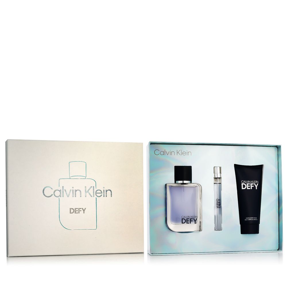 Calvin Klein Defy EDT 100 ml + EDT MINI 10 ml + SG for Body &amp; Hair 100 ml (man) 1 pcs