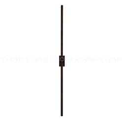 Бра Cloyd LINEAS-B W1 / выс. 100 см- 4000K - черный матовый (арт.20458)