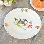 Тарелка 175мм мелкая Озорные щенки Гладкий край (новая)