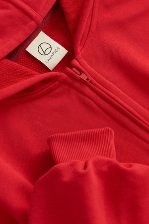 Толстовка на молнии Красный