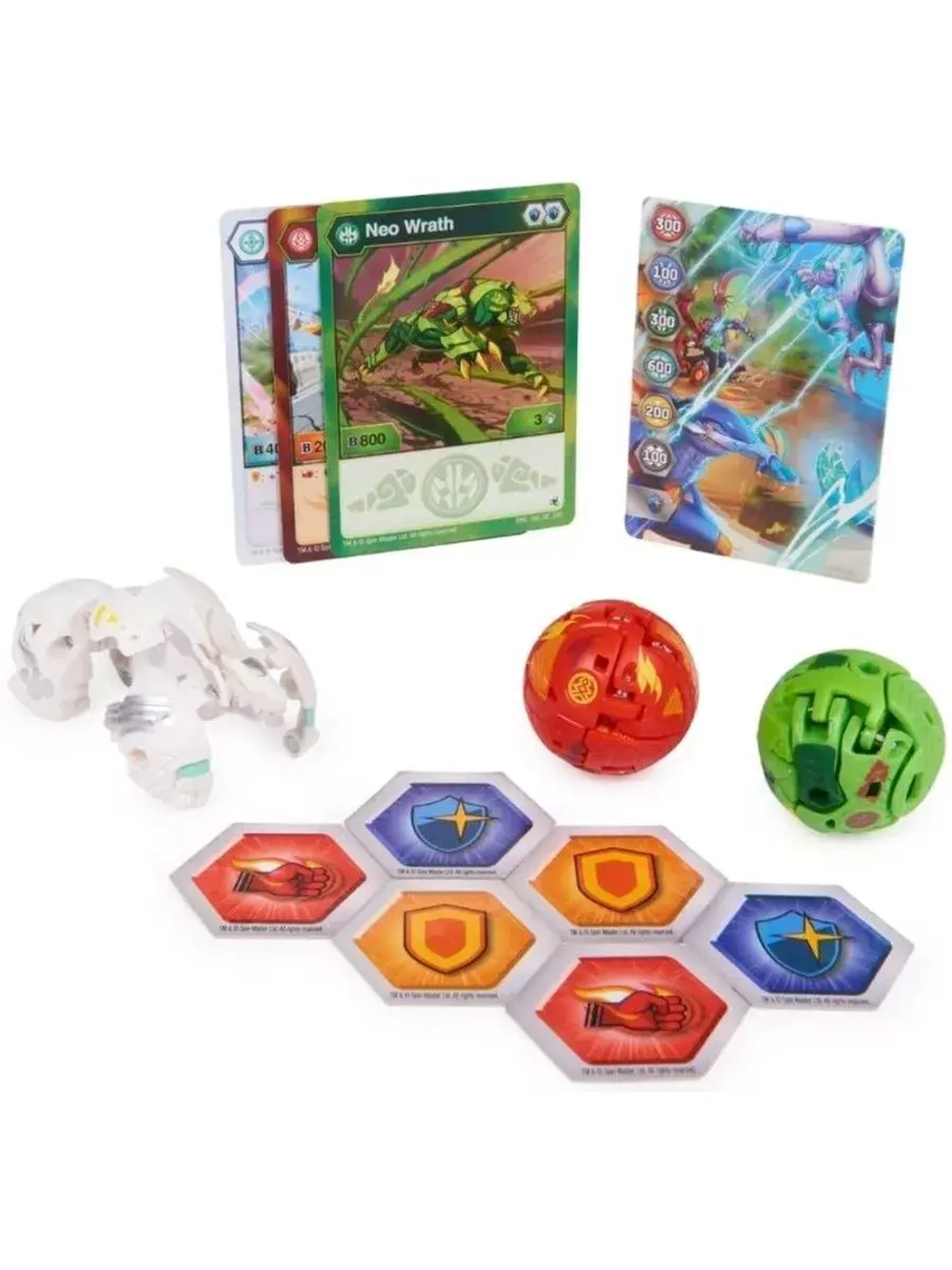 Набор 3 Бакугана игрушка трансформер Evolutions Gillator