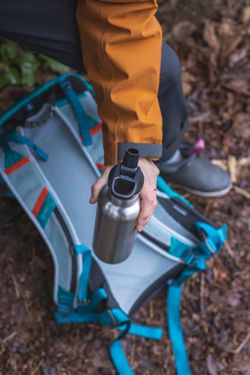 Бутылка Klean Kanteen Classic Narrow Flip Sport 18oz (532 мл) Brushed Stainless