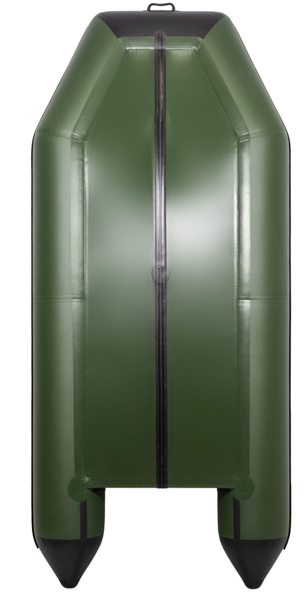 Аква-3200 СКК зеленый-черный, слань-книжка киль (лодка ПВХ под мотор)