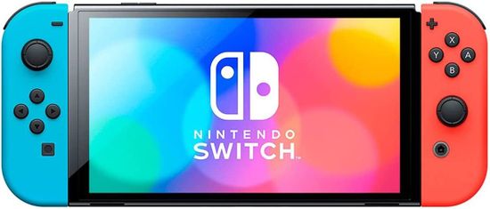 Nintendo Switch OLED (64Gb, Neon Red/Neon blue)