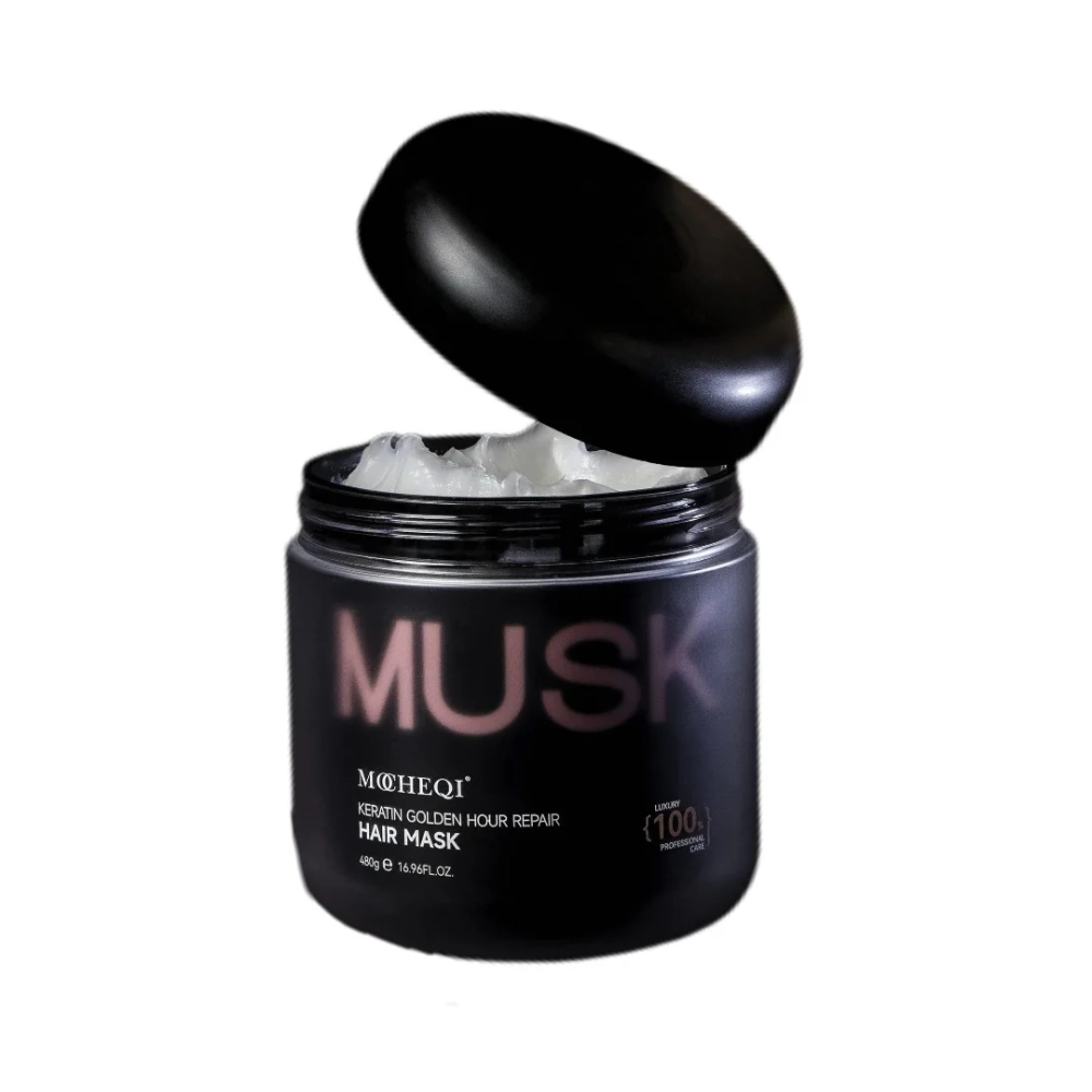 Маска кератиновая для волос с аминокислотами и экстрактом Камелии, MOCHEQI Musk 480г