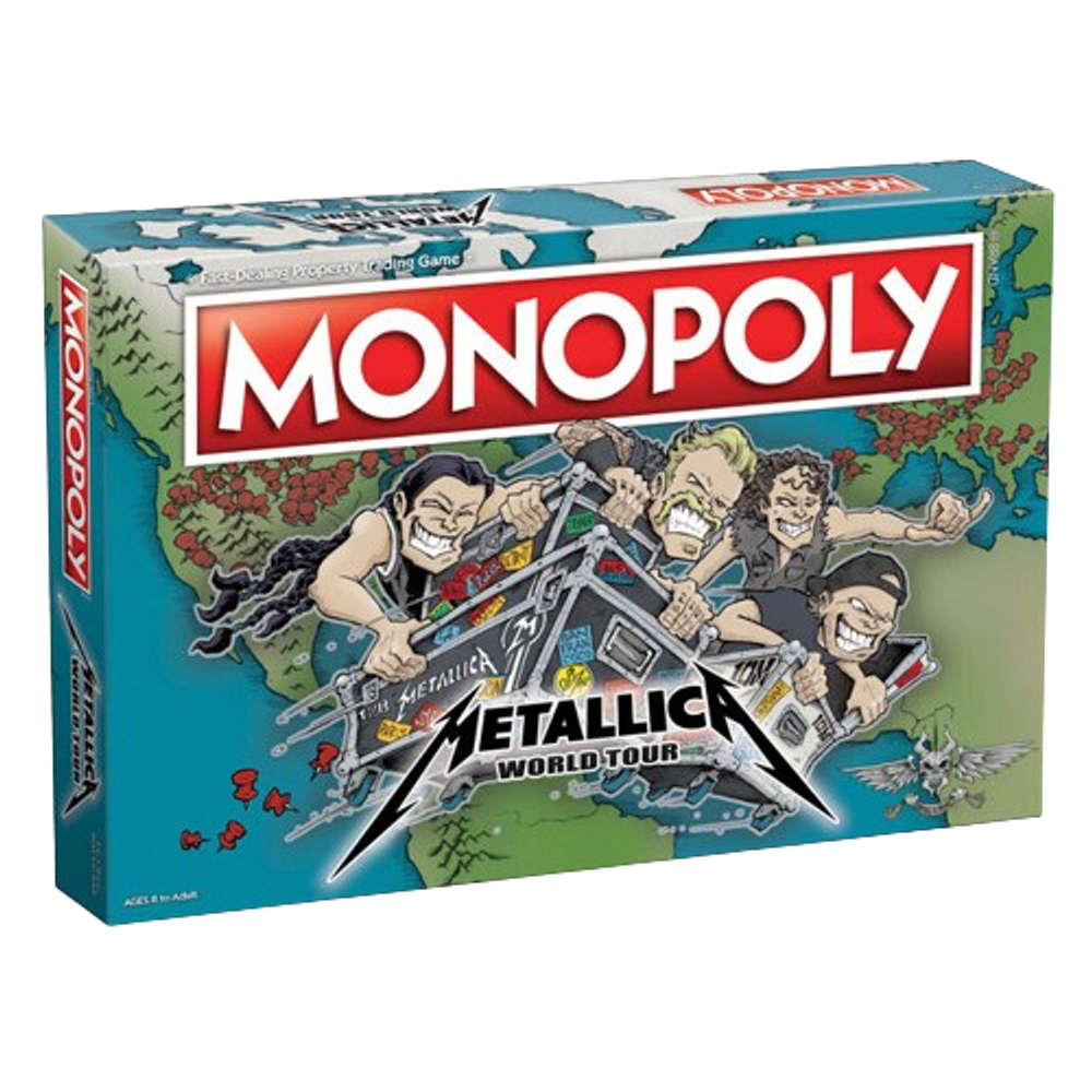 Игра Монополия Metallica на английском языке купить по цене 4 990 руб в  интернет-магазине комиксов Geek Trip