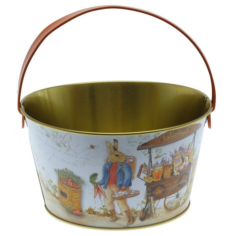 GAEM Изделие декоративное "Ведерко пасхальное", L19 W19 H10,5 см