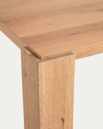 Стол Deyarina с дубовым шпоном и ножками из массива дуба 220 х 110 см