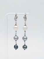 91001229 Серьги SELENA PEARLS