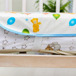 5164375 Клеенка 70*100 см., на резинке, арт. 0065, с окантовкой, рисунок "Мишки", цвет МИКС