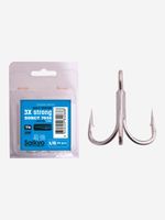 Крючки рыболовные (тройник) Saikyo 7056 TN 3X № 1/0 (25 шт. в упк.)