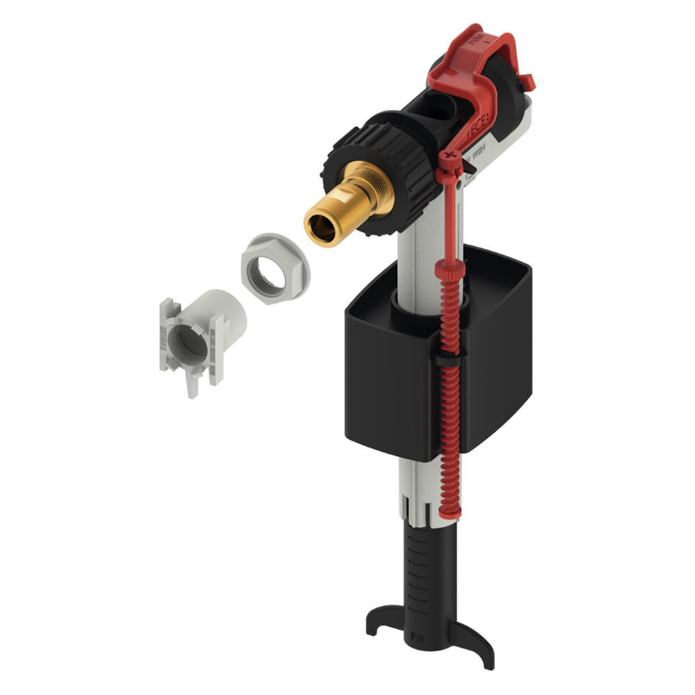 Заливной универсальный клапан TECE F10 для большинства бачков скрытого и открытого монтажа 9820353