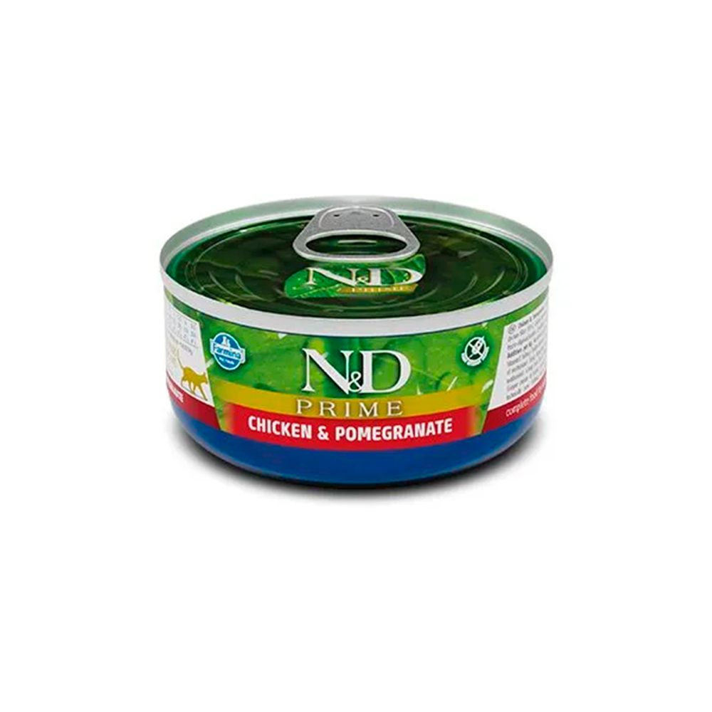 Farmina N&D CAT PRIME 70 г КУРИЦА ГРАНАТ консервы для кошек Фармина