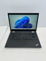 Ноутбук Lenovo Yoga 370 (20JJS2D01L) 13.3"/Intel i5 7300U/RAM 16GB/SSD 512GB/Intel HD 620/1920*1080/IPS Touch/Windows 11/Подсветка кл-ры: LED/Чёрный. Состояние: Уценка/большой след. на матрице от клавиатуры/без стилуса