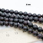 Гранат, диаметр 6,2-6,3 мм, цена за 29-30 шт (1/2 нити)