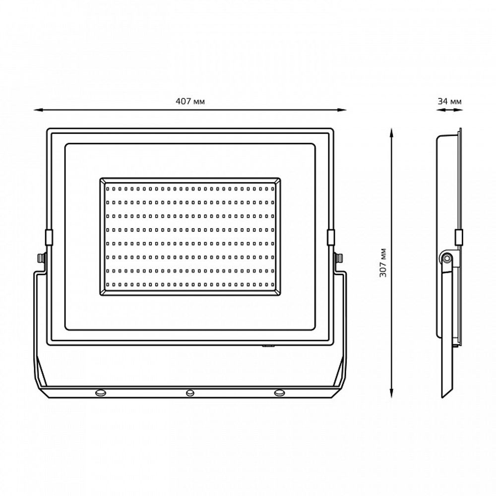 Настенно-потолочный прожектор Gauss  613100200P