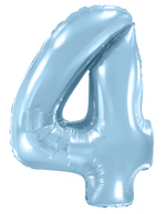 Шар Цифра Голубая