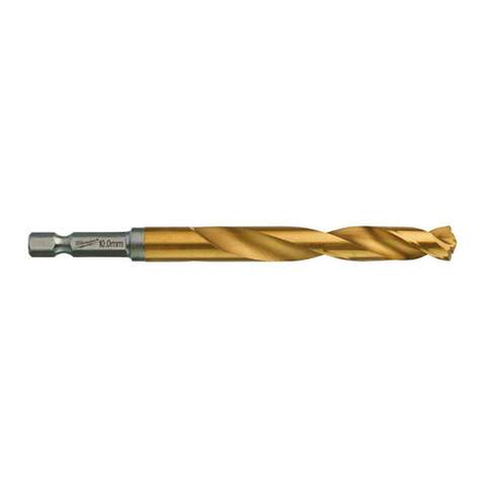 Сверло по металлу RedHEX HSS-G TiN (10х76х120 мм) Milwaukee 48894723