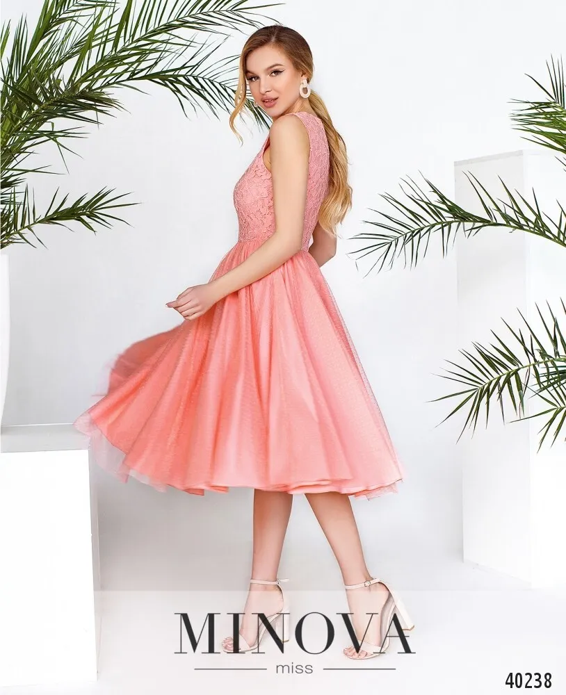 Платье 3143-персик Minova