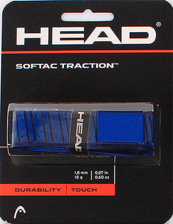 Теннисные намотки базовые Head Softac Traction 1P - небесный