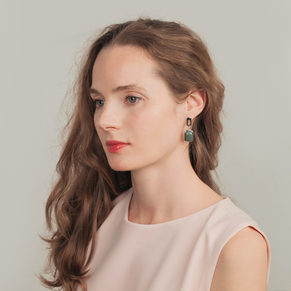 Серьги Possebon Q.Verde A0360.17 S