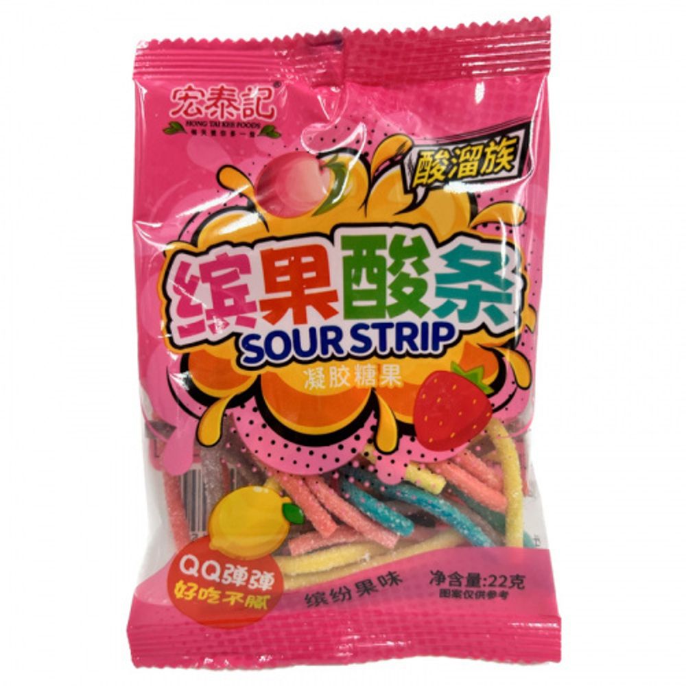 Мармелад Hong Tai Kee Foods Кислый фруктовые червячки