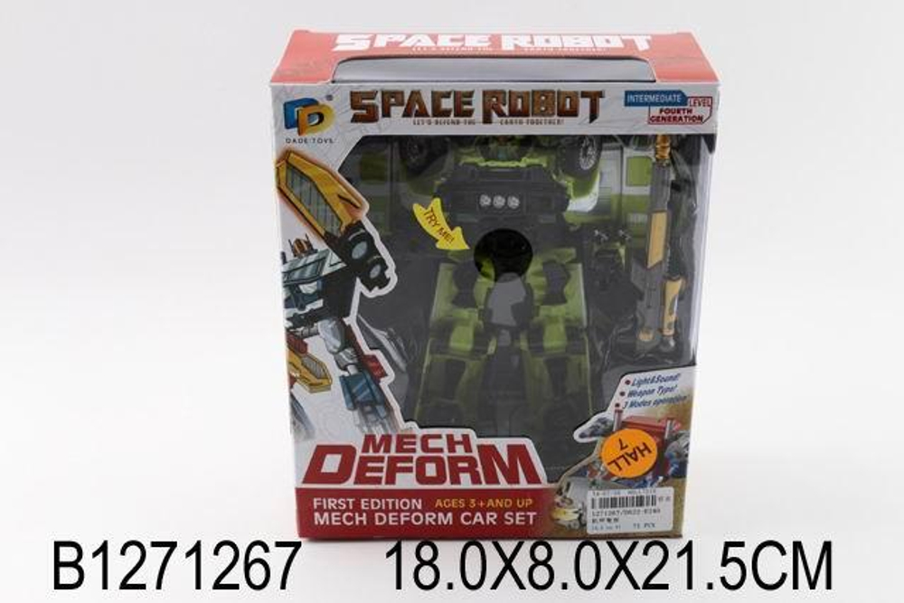 Трансформер-машина 21,5см. коробка D622-E240A