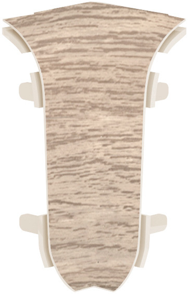 Угол внутр для плинтуса ПВХ 58мм 2шт/уп 5815