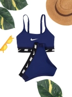 купальник раздельный с высокой посадкой Nike
