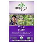 Organic India, чай из тулси для засыпания, без кофеина, 18 пакетиков для заваривания, 32,4 г (1,14 унции)