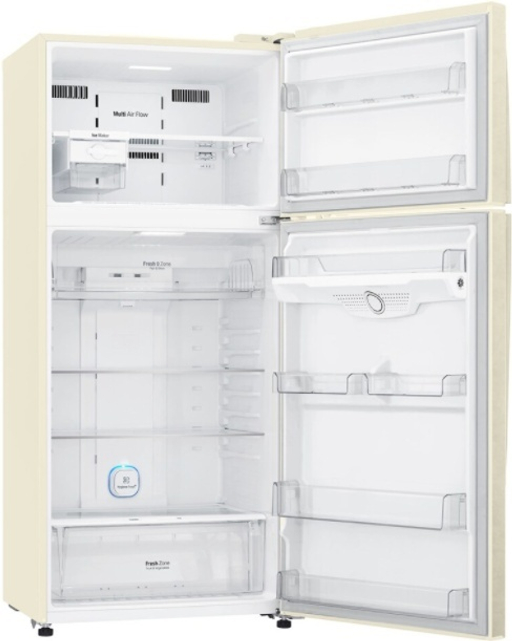 Холодильник LG GN-H702HEHL бежевый