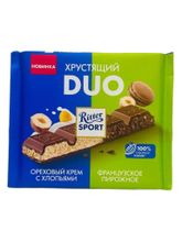Шоколад молочный Ritter Sport Хрустящий DUO 218 г