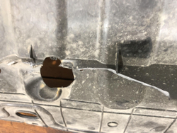 Пыльник переднего бампера Hyundai Creta 2 21-нв Б/У Оригинал 29110BW000