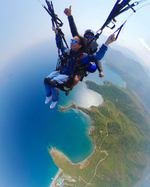 Параглайдинг с горы Адрасан на высоте 1000 м